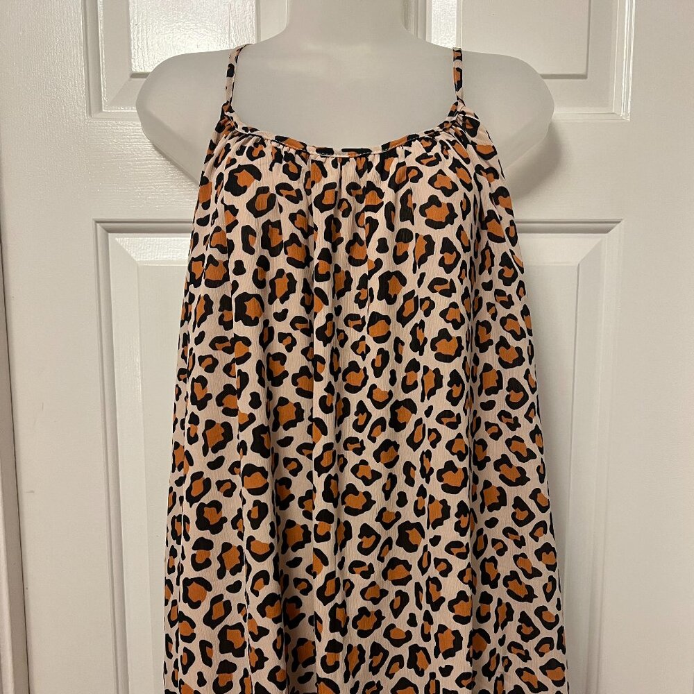 Leopard Print Flowy Top